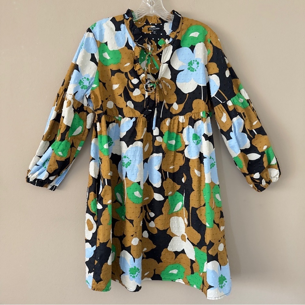 Who What Wear 100% Cotton Floral Dress M